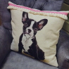 Capa de Almofada Boston Terrier