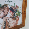 Quadros personalizados com fotografias "Quando o amor vira arte"