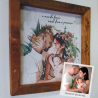 Quadros personalizados com fotografias "Quando o amor vira arte"