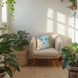 Capa de Almofada Calma que...