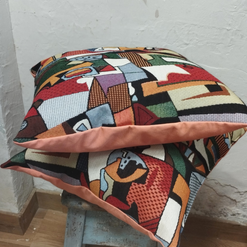 Capas de Almofada em Tapeçaria. Inspiração Málaga & Picasso
