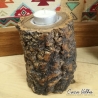 Tronco Porta Velas Casca