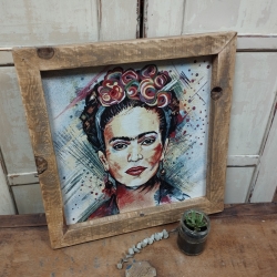 Quadro Frida Kahlo Kiss