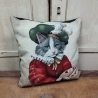 Capa de Almofada Gato Pintor