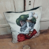 Capa de Almofada Gato Pintor